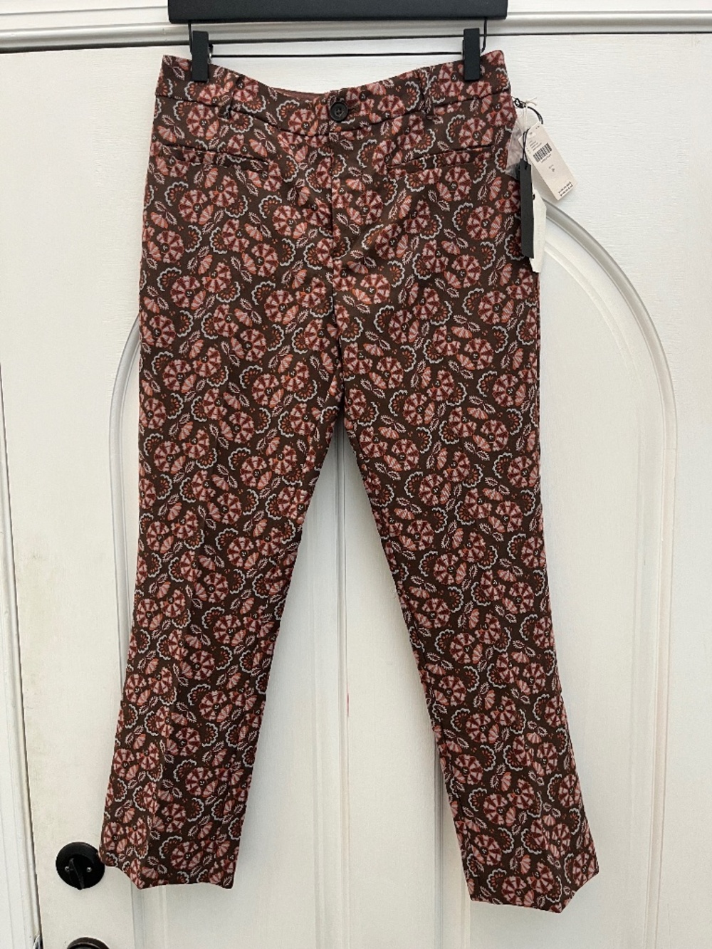 Anthropologie (the essential SLIM) Brown Motif (sz6) - New w/Tags